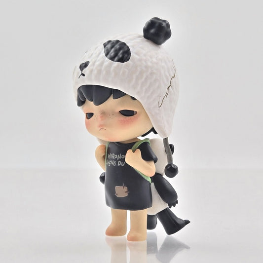 POPMART Hirono Stray Panda Chengdu Signed Lang PTS 2024 w/ COA + Entry Card