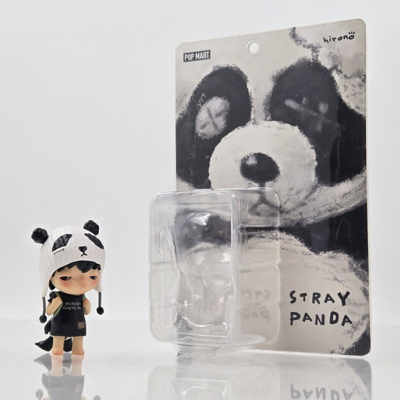 POPMART Hirono Stray Panda Chengdu Signed Lang PTS 2024 w/ COA + Entry Card