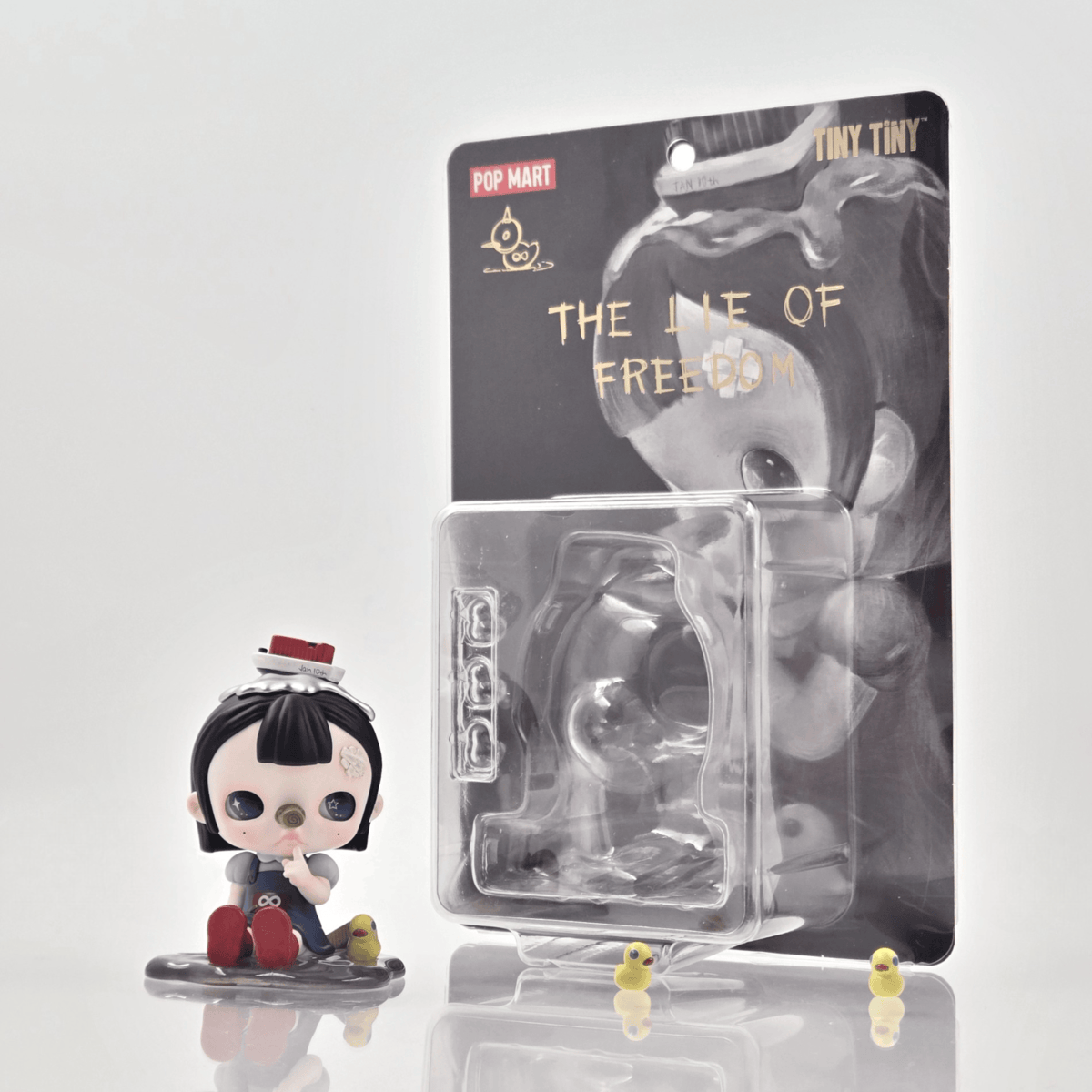 POPMART TinyTiny The Lie of Freedom Signed & Remarque by CJ Yin