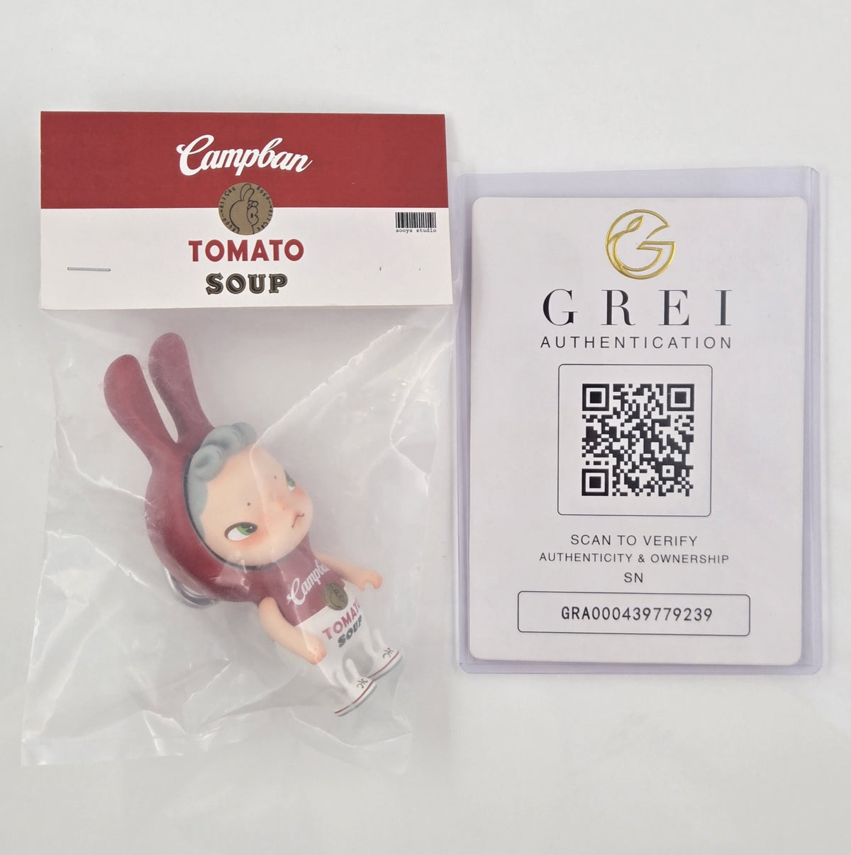 SOOYA Campban Tomato Soup Ban Sofubi figure TTF Exclusive