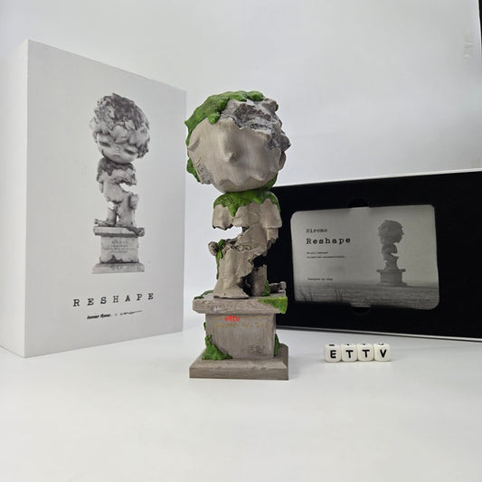 POPMART Hirono Reshape 8.5" Figure Signed by Artist Lang w/COA