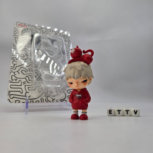 POPMART Hirono Keith Haring Figure – Signed by Artist Lang, Los Angeles Event