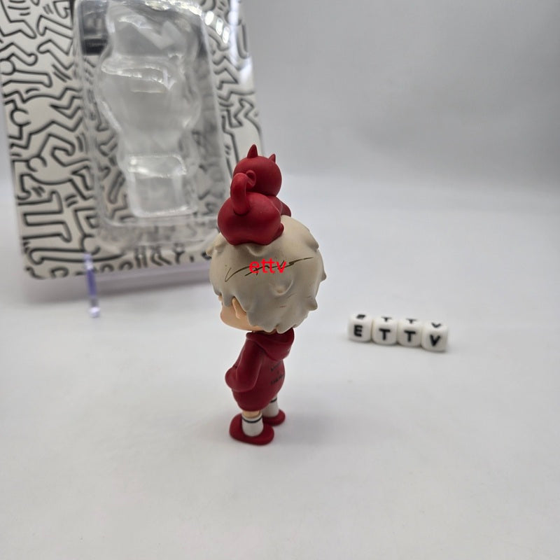 POPMART Hirono Keith Haring Figure – Signed by Artist Lang, Los Angeles Event