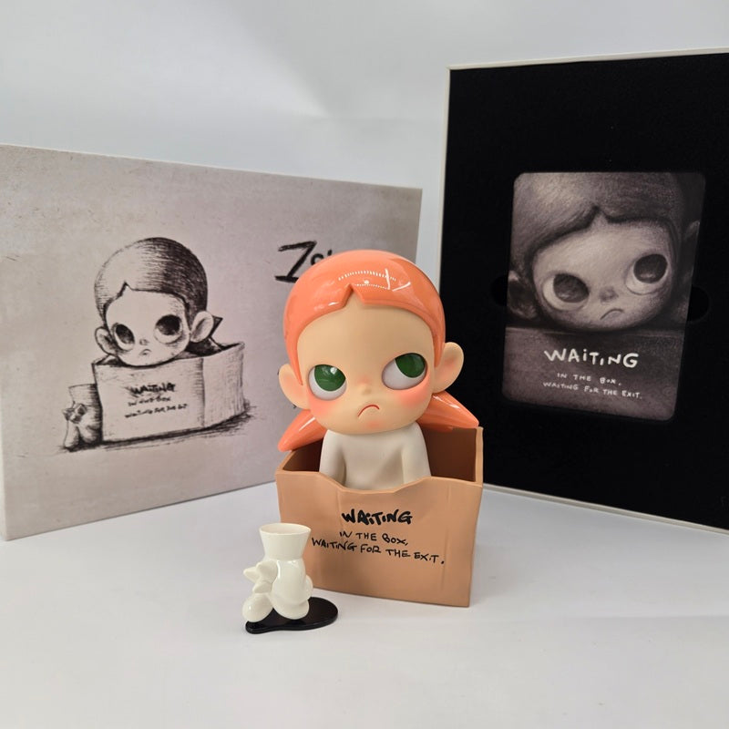 POPMART Zsiga Waiting 200% Figurine Hand Signed by Artist Dan