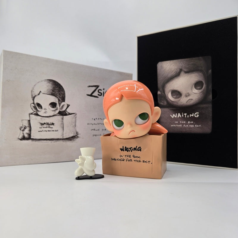 POPMART Zsiga Waiting 200% Figurine Hand Signed by Artist Dan