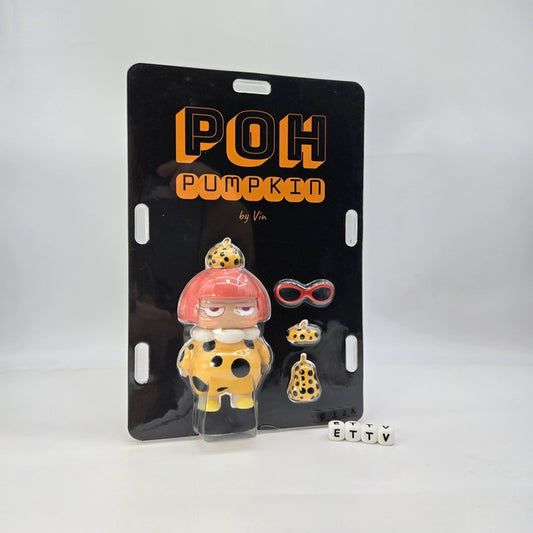 One Little Planet POH Pumpkin Figure – Hand Signed, Sketch by Vin – Limited Edition