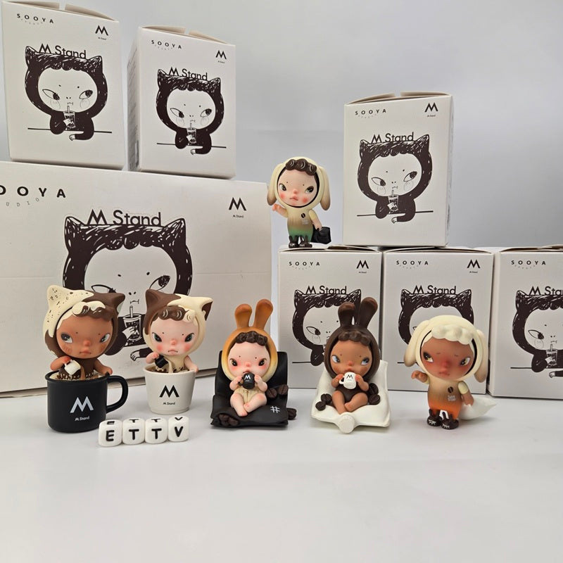 Sooya MStand Coffee Series Complete Regular Set (6pcs) All Sketch & Signed, RARE
