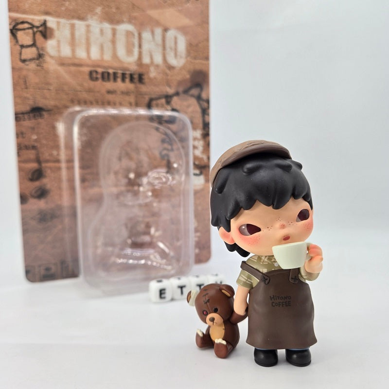 POPMART Hirono Coffee Figure Blister Pack, NEW