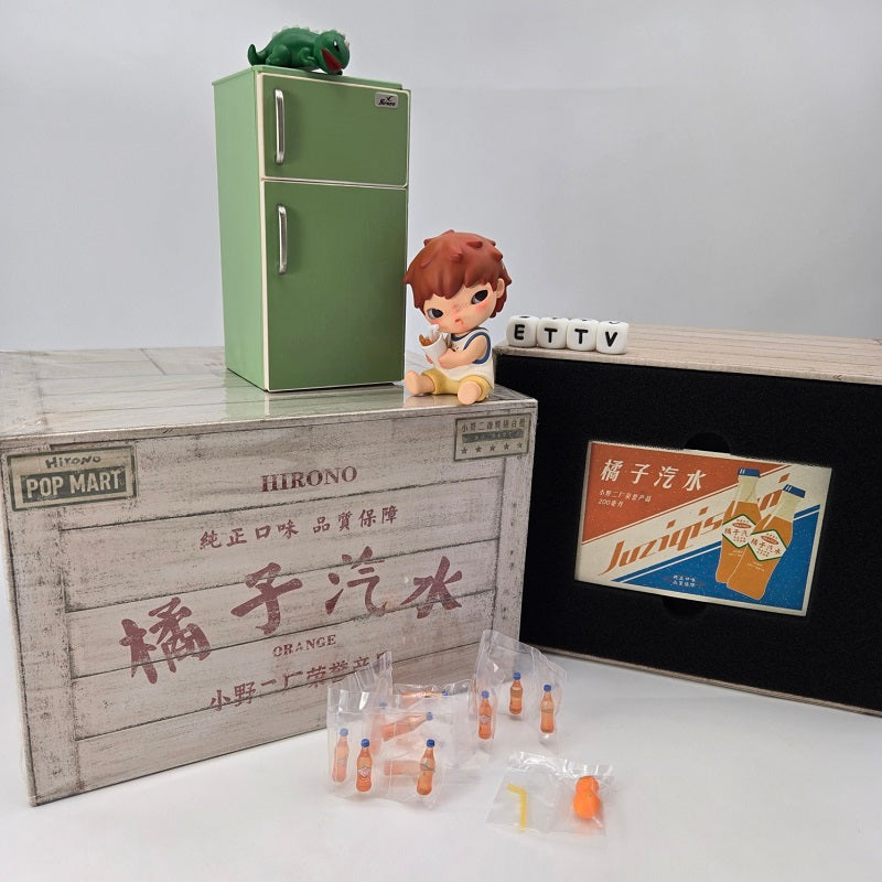POPMART Hirono Orange Soda PTS Exclusive – Artist Signed on Figure