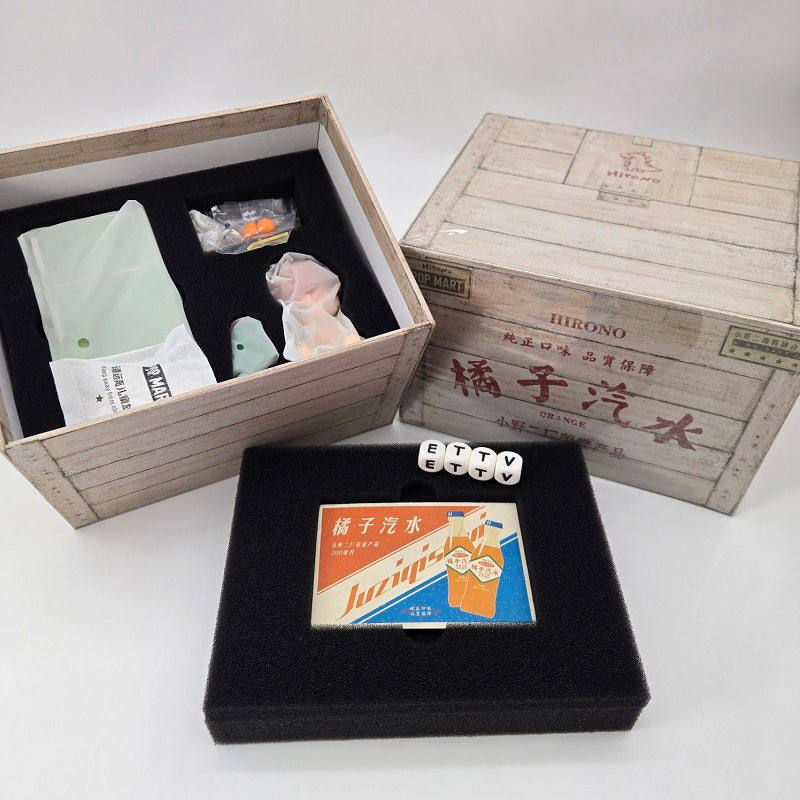 POPMART Hirono Orange Soda PTS Exclusive – Artist Signed on Figure