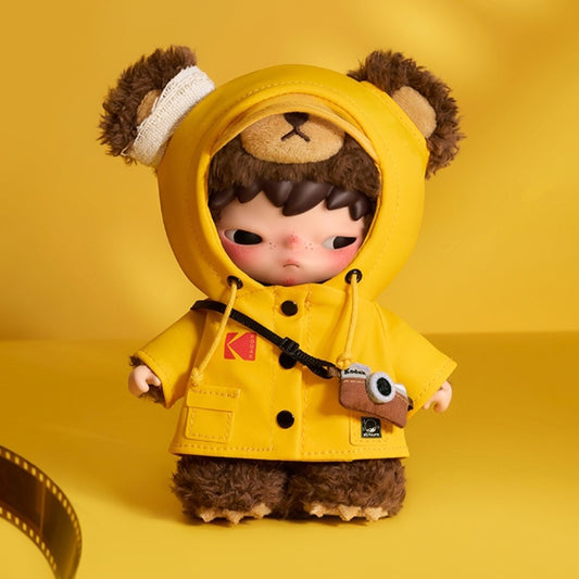 POPMART Kodak Hirono Click Bear Plush Doll Pendant 200%, NEW
