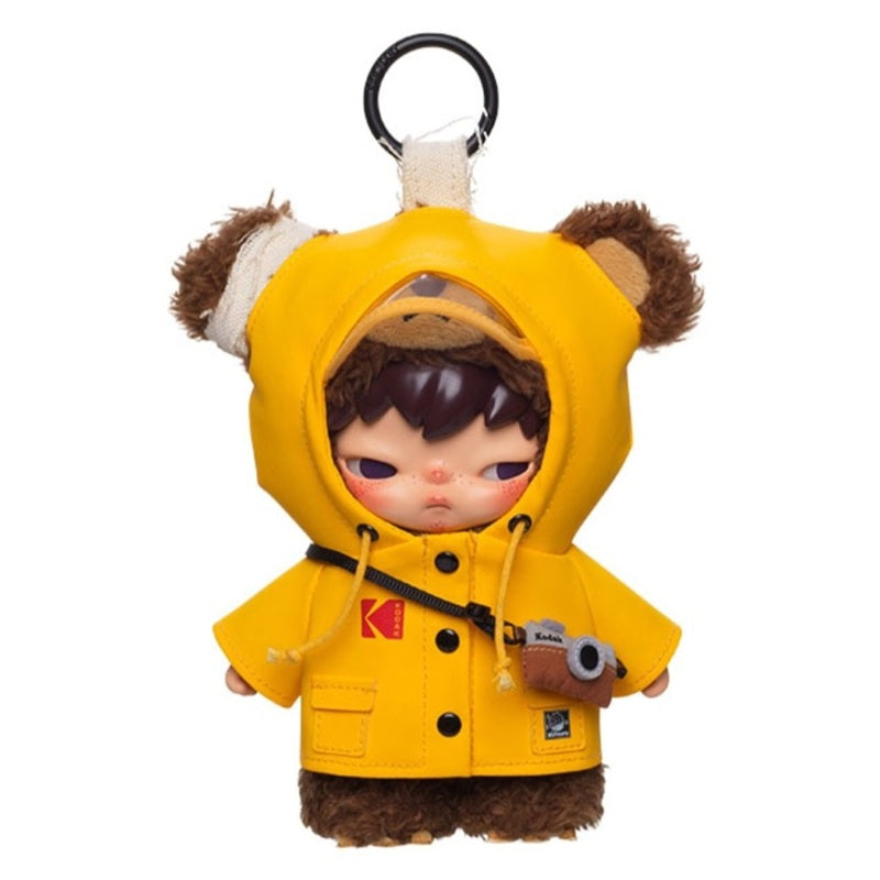 POPMART Kodak Hirono Click Bear Plush Doll Pendant 200%, NEW