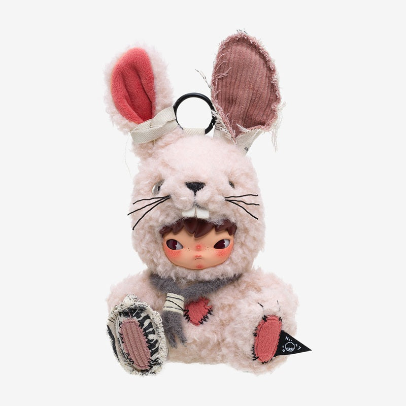 POPMART Hirono Little Hare Plush Doll Pendant Regular Version