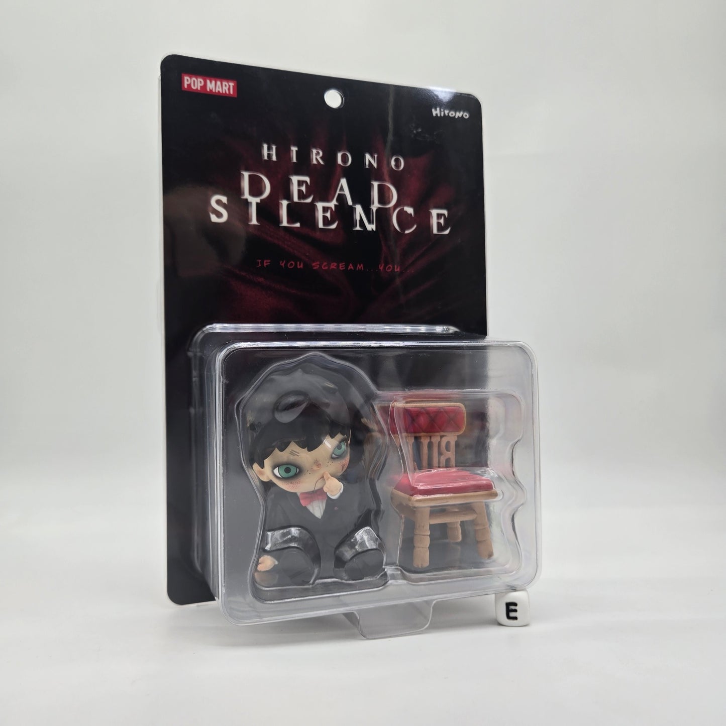 POPMART Hirono × Dead Silence Figure Blister Pack, Sealed NEW