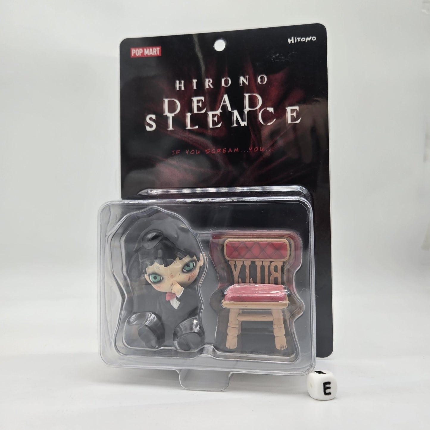 POPMART Hirono × Dead Silence Figure Blister Pack, Sealed NEW