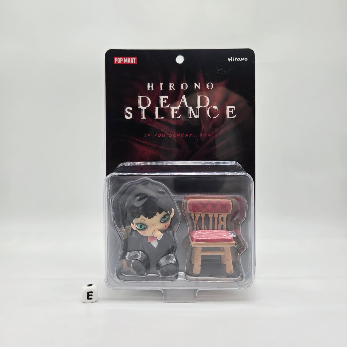 POPMART Hirono × Dead Silence Figure Blister Pack, Sealed NEW