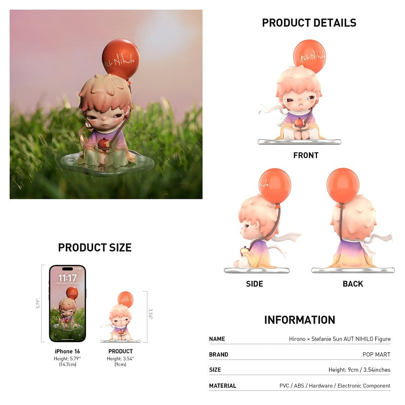 POPMART Hirono × Stefanie Sun AUT NIHILO Figure, Sealed NEW