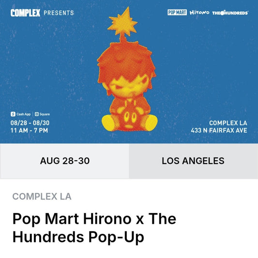Hirono x The Hundreds Figure Complex LA First Release 2026