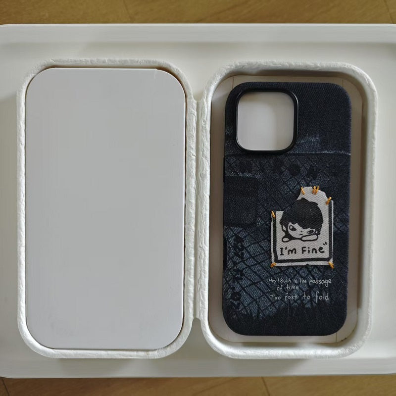 POPMART Hirono I'm Fine iPhone 16 Phone Case, NEW