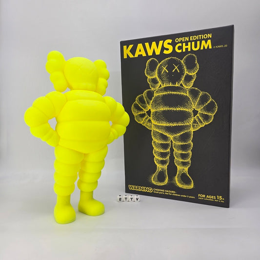 KAWS CHUM Open Edition Vinyl Figure (2022) – Yellow
