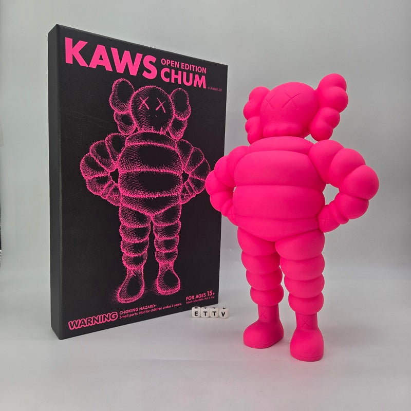KAWS CHUM Open Edition Vinyl Figure (2022) – Pink