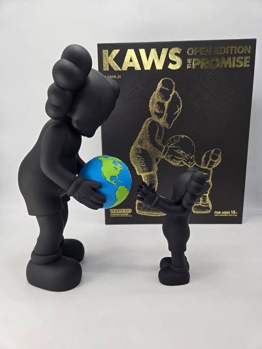KAWS THE PROMISE Vinyl Figure Black, NEW