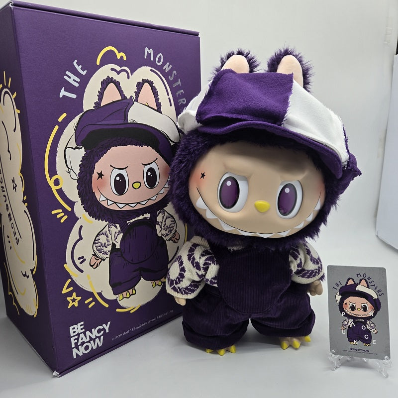 POPMART LABUBU Pronounce Be Fancy Now 400% Vinyl Plush Doll Limited Ed ...