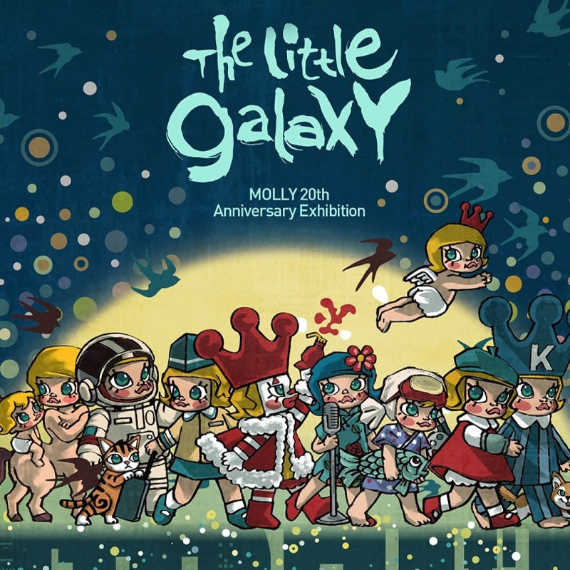 POPMART MEGA Royal Molly 100% 20th Anniversary Exhibition (VIP 3-Piece Set) NEW