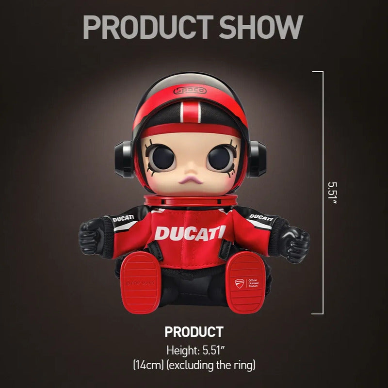 POPMART MEGA SPACE MOLLY DUCATI Vinyl Pendant