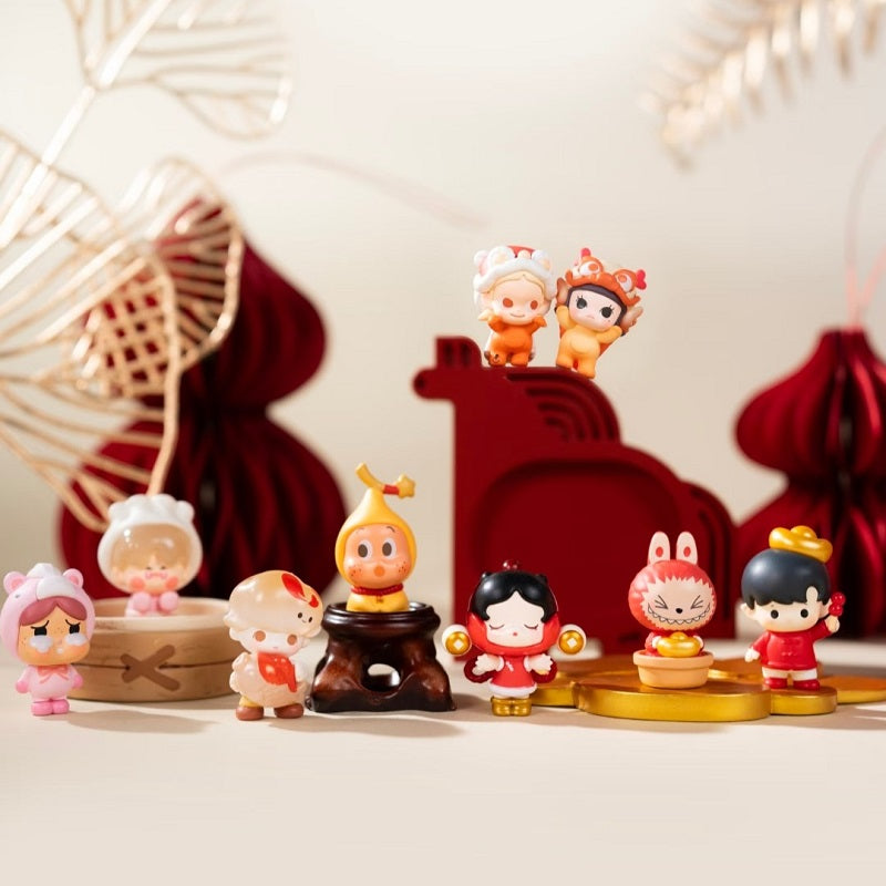 POPMART POPBEAN Happy New Year MAMAFUFU Series