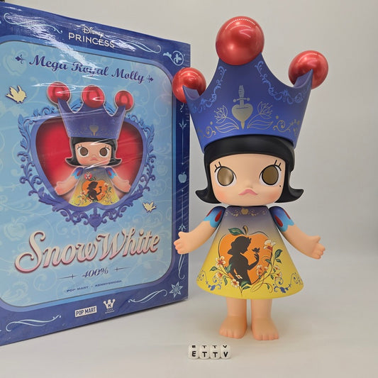 POPMART MEGA ROYAL MOLLY Snow White 400% (PTS Beijing) Sketch + Signed