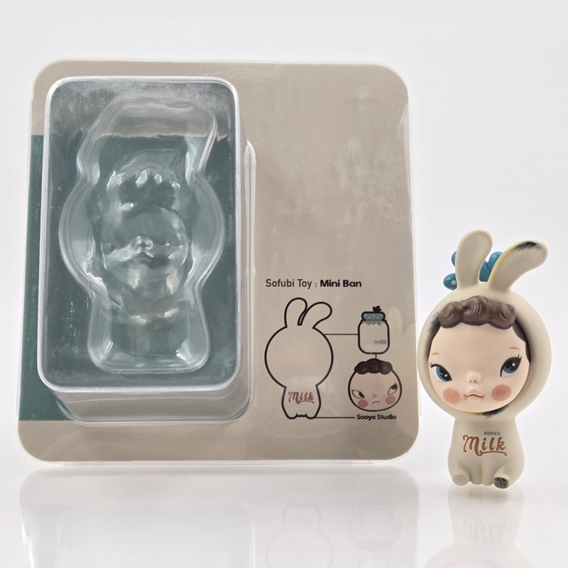 SOOYA Milk Mini Ban Blister Pack Sofubi Figure Taipei 2026 w/ COA
