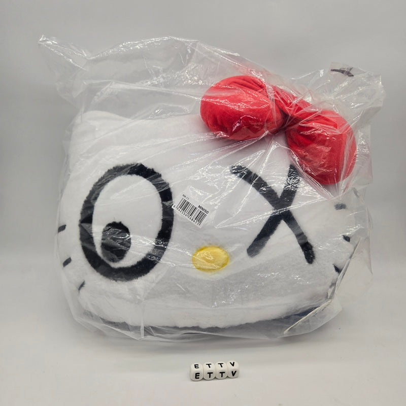 Sanrio Miniso Hello Kitty Andre Saraiva Head Pillow Blanket China Exclusive, NEW
