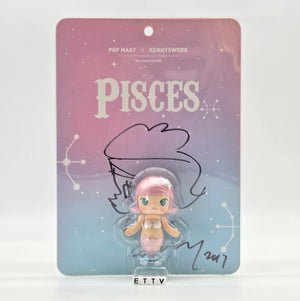 POP MART Molly Pisces BTS 2017 Limited Edition Signed + Remarque w/ COA