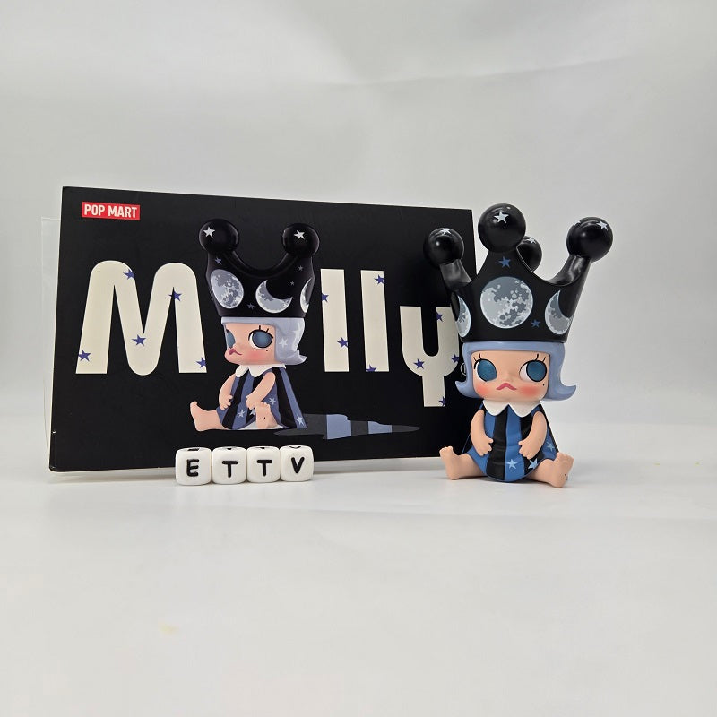 POPMART Molly Star Moon Crown Figurine – Sketch & Signed