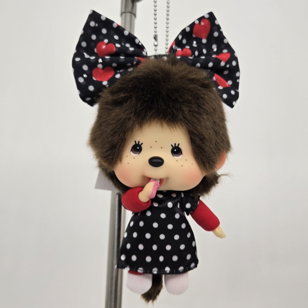 Sekiguchi Monchhichi Bighead Poka Dots Plush – New, Sealed