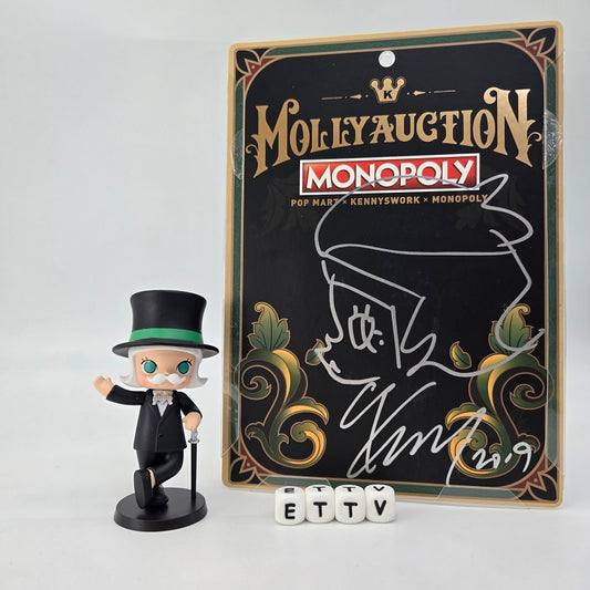 POPMART Molly Auction Monopoly Figure (Blister Pack) – Sketch + Signed