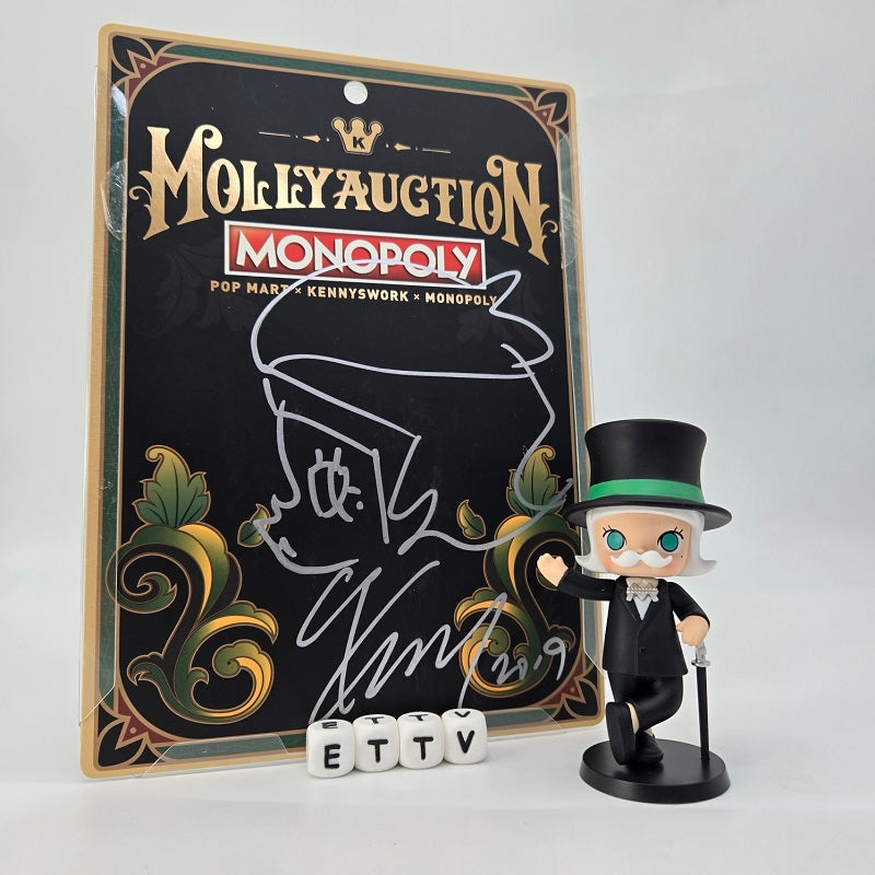 POPMART Molly Auction Monopoly Figure (Blister Pack) – Sketch + Signed