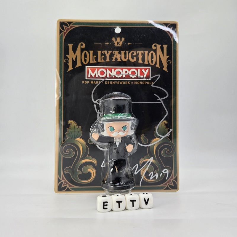 POPMART Molly Auction Monopoly Figure (Blister Pack) – Sketch + Signed