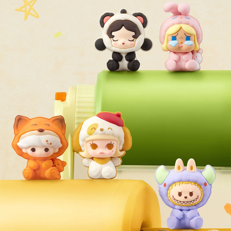 POPMART POPBEAN Pajama Party Set – Molly, Dimoo, Labubu, Skullpanda or Crybaby