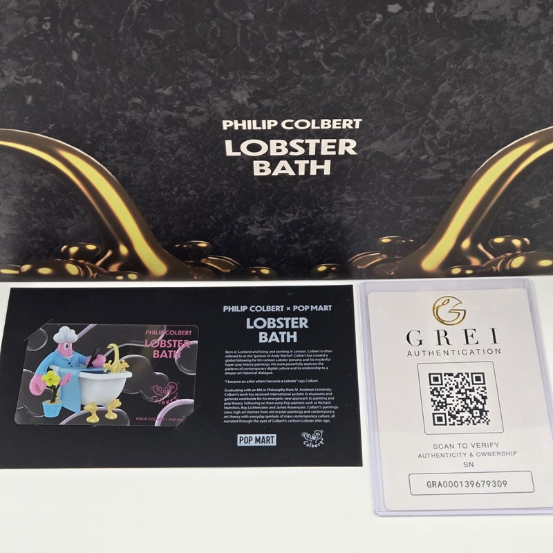 Philip Colbert Lobster Bath Original Colorway LE 200 Resin Sculpture