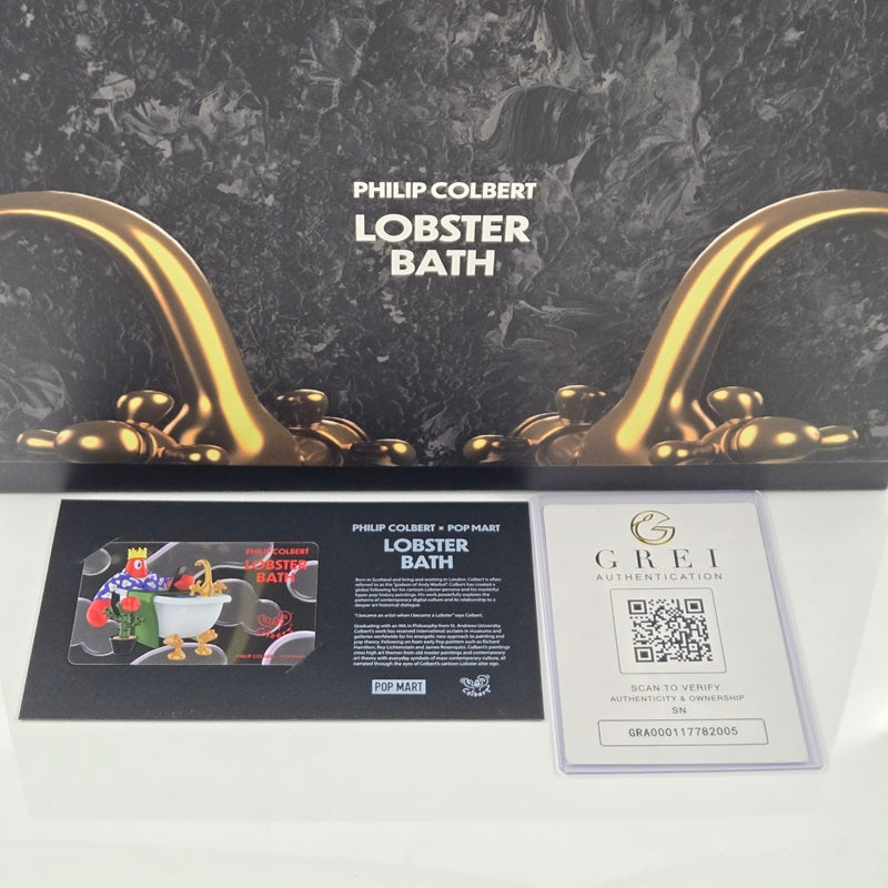 POPMART Philip Colbert Lobster Bath DCon 2022 Exclusive LE 300 Resin Sculpture