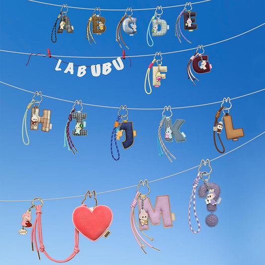 POP MART Labubu THE MONSTERS Pin for Love Letter Pendant (A-M), NEW