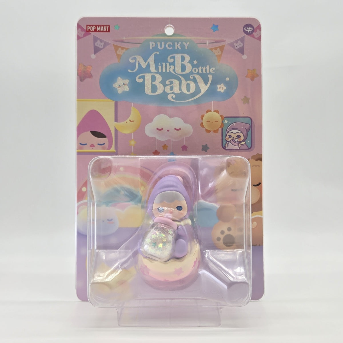 POPMART Pucky Milk Bottle Babe Limited Edition Blister Pack