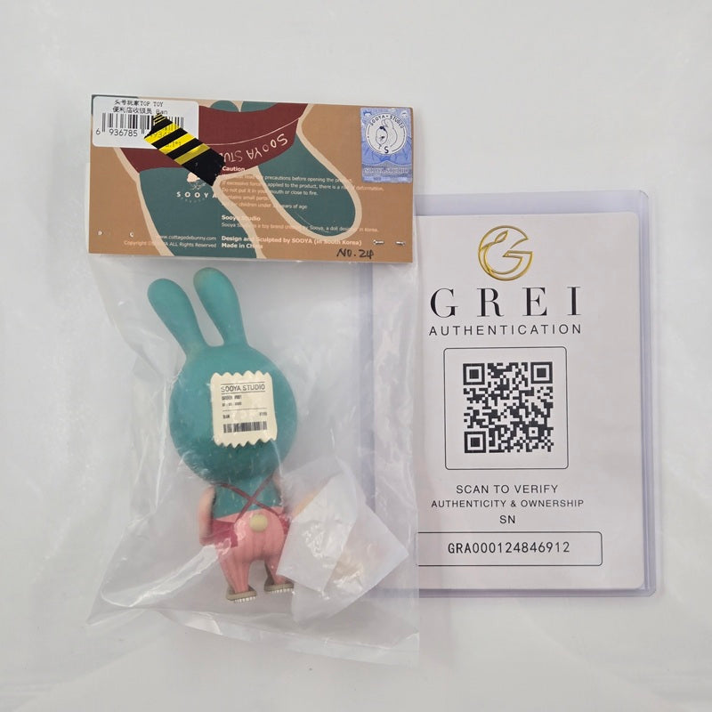 SOOYA Store Cashier Ban No. 24 Header Card Pack Sofubi Figure w/ COA