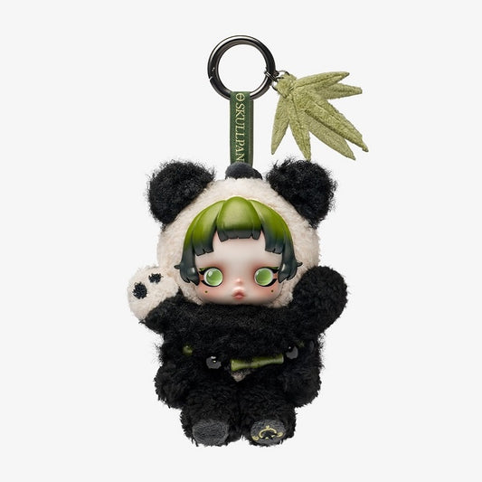 POPMART SKULLPANDA Lazy Panda Plush Doll Pendant, NEW