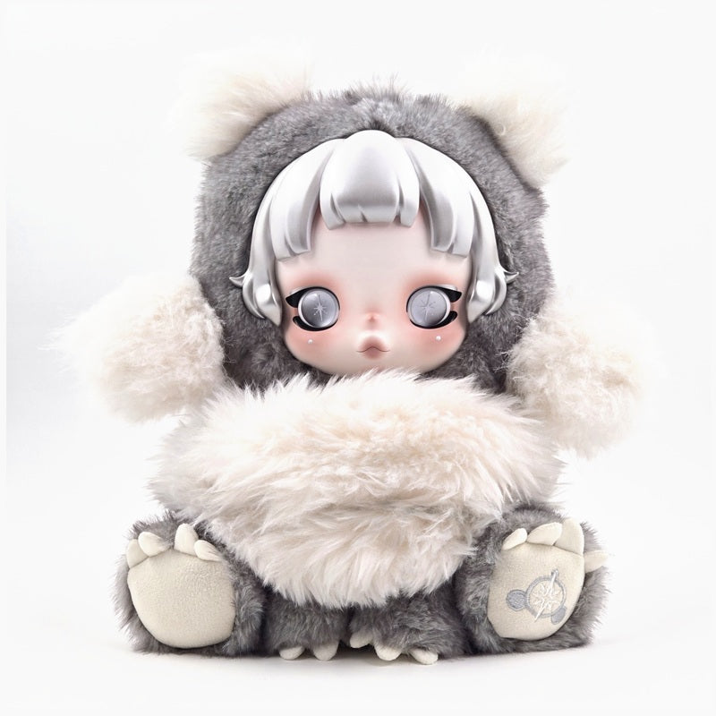 POPMART SKULLPANDA Punk Panda Plush Doll 30cm Limited Edition