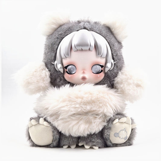 POPMART SKULLPANDA Punk Panda Plush Doll 30cm Limited Edition