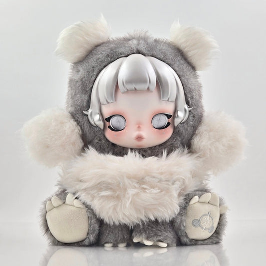 POPMART SKULLPANDA Punk Panda Plush Doll 30cm Limited Edition