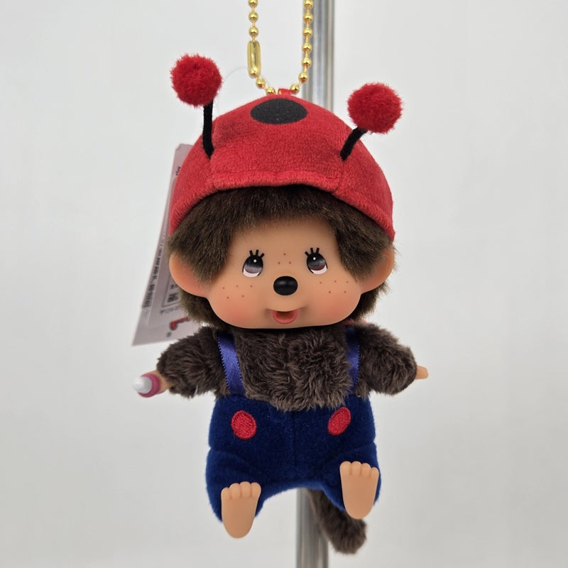 Sekiguchi Monchhichi Ladybug Plush – New, Sealed